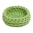 thumbnail image 3 of Cama nido para gatos jinwen tejida a mano suave lavable cesta para dormir para cachorros Verde 40cm, 3 of 8