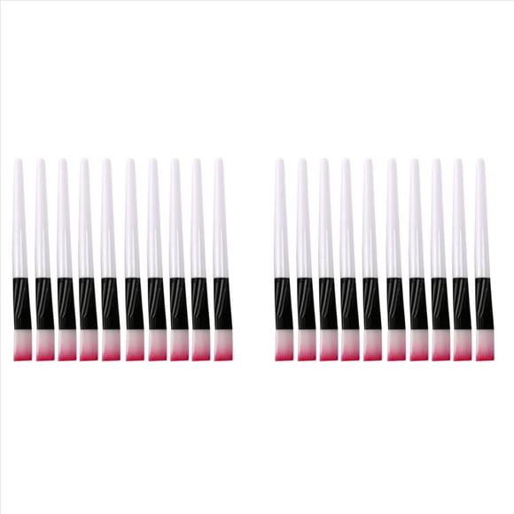 20 Piezas Pincel Rosado Barra de Mascara Cuidado de la Piel Facial Herramientas de Maquillaje