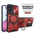 thumbnail image 1 of Magnetic Phone case compatible Moto Edge 30 Fusion 5G, Slide Camera Lens Protection and Built in 360 Rotatable Ring Holder Cheap and fine, 1 of 5