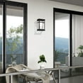 thumbnail image 6 of Livex Lighting Hopewell 2 Light Outdoor Wall Lantern in Black, 6 of 9