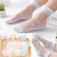 thumbnail image 2 of 5 par/lote de calcetines para niñas, calcetines tobilleros cortos transpirables de verano para niños de 1 a 12 años, calcetines de malla de princesa de encaje de algodón suave para niños Tan Jianjun unisex, 2 of 2
