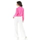 thumbnail image 3 of Blusa Escote Cruzado Roman Fashion Juvenil Fucsia 56959 CH, 3 of 6