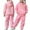 Pink, variant on Bysome Toddler Girls Outfit Set Child Boys Long Sleeve Solid Warm Hoodie Pullover Tops Pants Kids Outfits Sweat Suit Long Sleeve Crew Neck Cute Print Girl 2 Pieces Clothes Set Black Size 2-3 Years