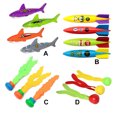 thumbnail image 3 of Juguetes de buceo divertidos juguetes de piscina subacuática juegos de piscina para niños (4 piezas cohete), 3 of 6