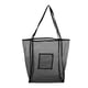 thumbnail image 2 of Bolso de playa de malla, elegante bolso de hombro para mujer, ideal para ir a compra, vacaciones o piscinas. Negro, 2 of 7
