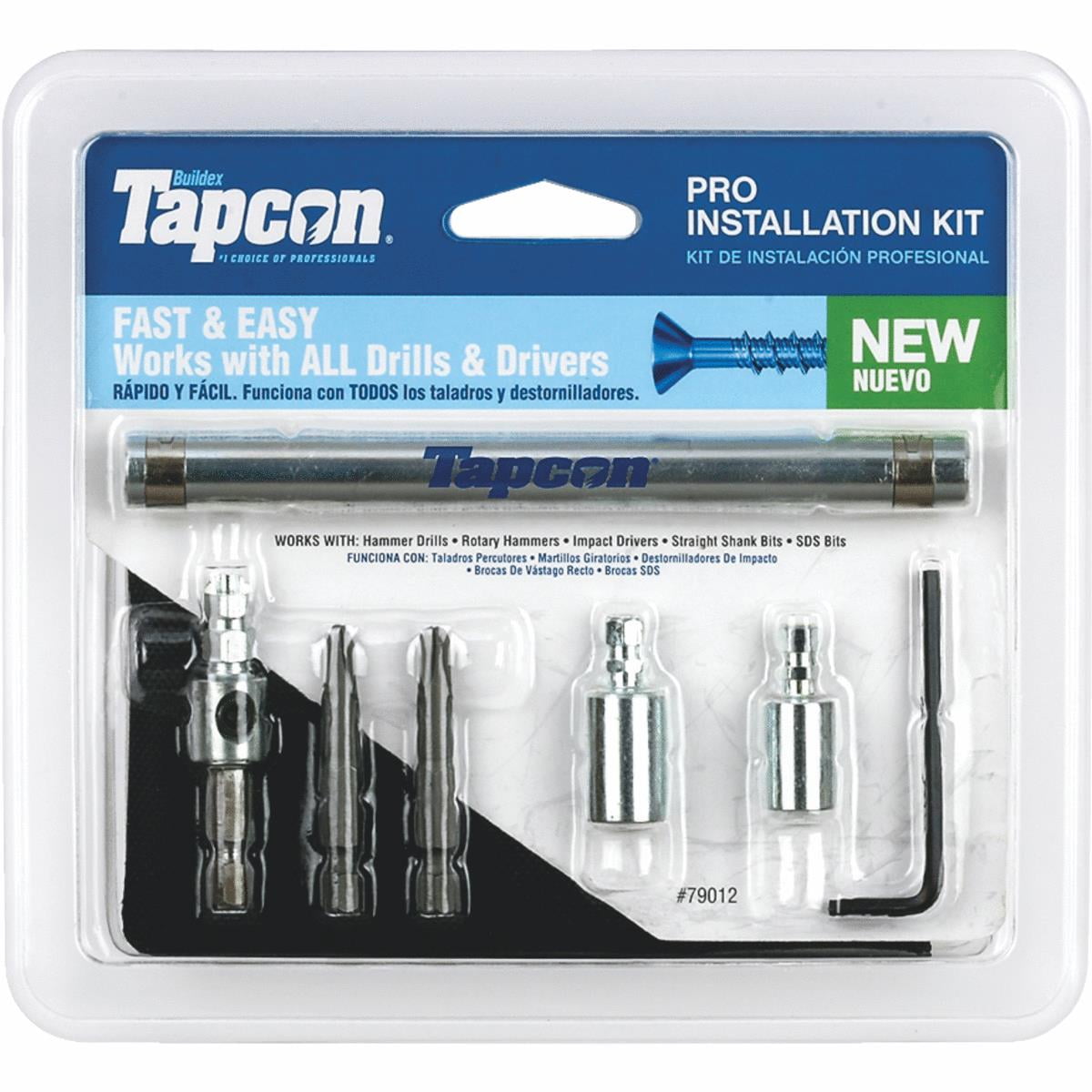 Tapcon Masonry Drill Bit Set (7Pieces) 79012