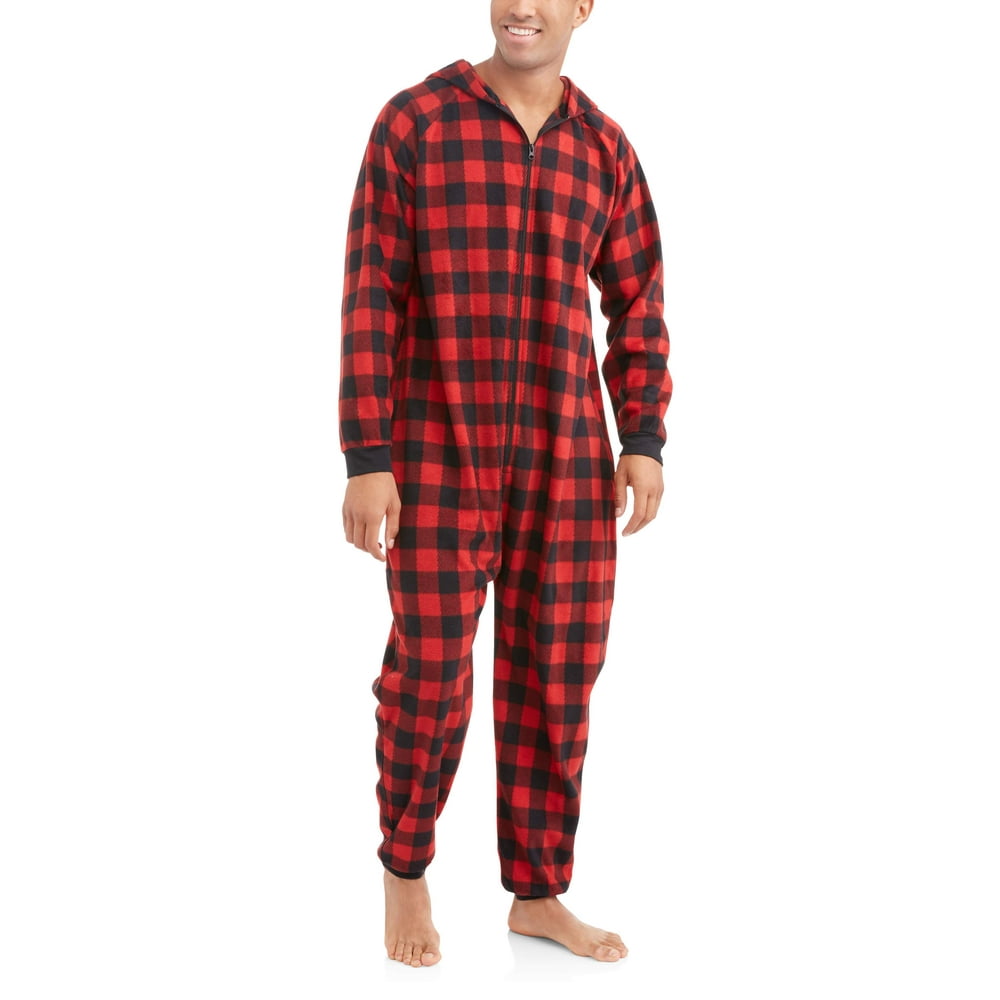 Onesie - Men's Blanket Sleeper Unionsuit Onesie, up to size 2XL ...