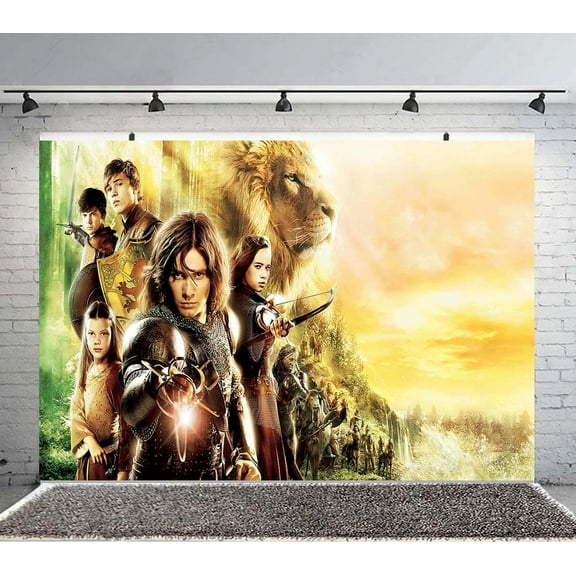 The Chronicles of Narnia Backdrop Banner Party Supplies Poster Movie Theme Background for Photography Kids Birthday Decorations