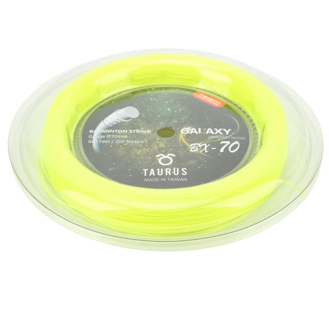 Nylon Badminton Racket String, 0.7mm Diameter, 200m Length with Excellent Elasticity, Strength, for Advanced Players and Team Training