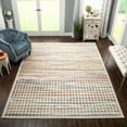 thumbnail image 2 of Superior Modern Geometric Diamonds Runner Rug, 2' 7" X 8', Bone-Tuscan, 2 of 6