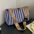 thumbnail image 4 of Women Large Capacity Handbag Zipper Clash of Colours for Work Outing Daily Use, 4 of 8