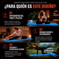 thumbnail image 4 of Tapete Yoga Pilates Ejercicio Centurfit  Fitness Portatil Azul, 4 of 8