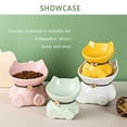 thumbnail image 5 of Feelers Ceramic Cat Bowl, Tilted Elevated Pet Food Bowl,Raised Cat Food Bowl for Flat Cats & Small Dog, Pink,S, 5 of 5