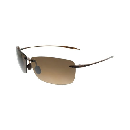 Maui Jim Inc Black Classic Sunglasses - Maui Jim Women's Polarized Lighthouse H423-26 Brown Wrap Sunglasses