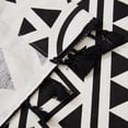 thumbnail image 7 of Black White Boho Farmhouse Curtains for Living Room 2 Panels, Linen Light Filtering Vintage Curtains Farmhouse Western Aztec Printed Rustic Rod Pocket Curtain Drapes with Tassels, 7 of 7