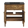 thumbnail image 5 of Modway Elysian 30" Wood Bathroom Vanity in Black Brown, 5 of 12