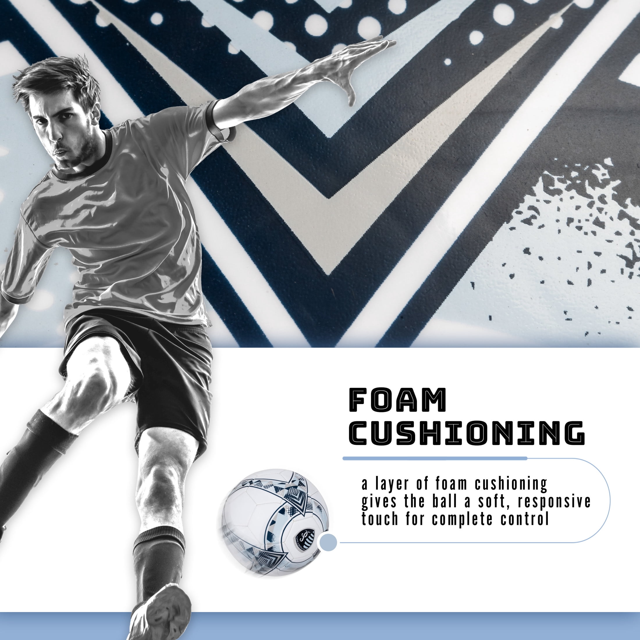 Franklin Sports MLS Sporting Kansas City Soccer Ball - Official Size 5 Soccer Ball - Regulation Size + Weight Soccer Ball for Kids + Adults - Boys + Girls Soccer Ball - Air Pump Included