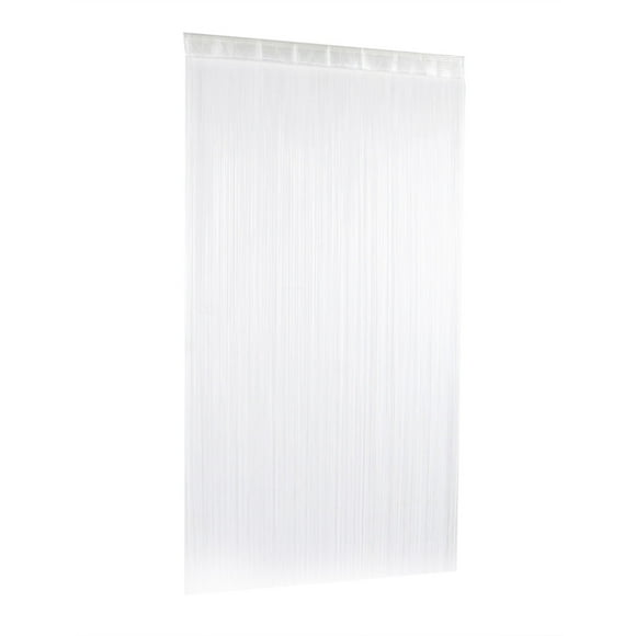 Cortina para ventana NikouMX con cadena y borlas color Rojo 1 x 2 m