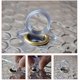 thumbnail image 4 of Paquete de 40 ventosas de PVC transparente NQ sin ganchos redondas con adhesivo fuerte, 4 of 4