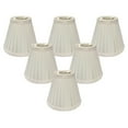 thumbnail image 2 of Royal Designs, Inc. Empire Pleated Chandelier Basic Shade CS-841WH-6, White, 3 x 6 x 5, Pack of 6, 2 of 5