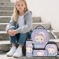 thumbnail image 2 of Jeiento Axolotl Backpack Set of 5 Cte 17 Inch Waterproof Backpack with Lunch Bag Pencil Pouch for 9-12 Years Old Kids Elementary to Middle School, 2 of 8