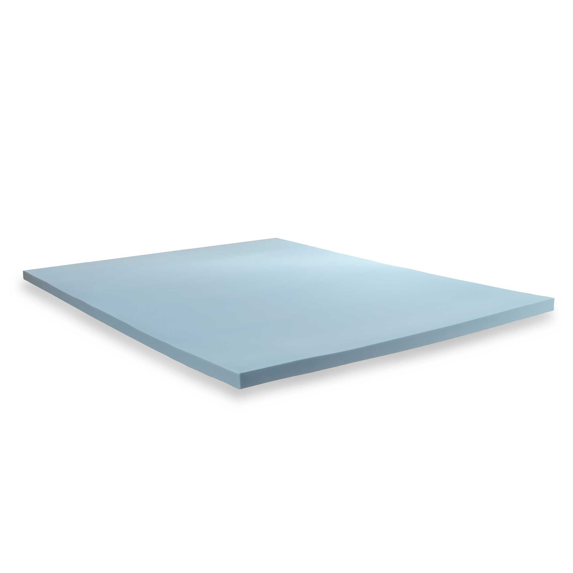 Comfort Tech 2" Serene Foam Mattress Topper with Removable Cover, TwinXL