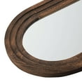 thumbnail image 5 of Arched Distressed Wood Mirror Full-length Floor Mirror 64x21 - Weathered White, 5 of 5