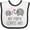 White and Black, variant on Inktastic My Papa Loves Me Grandchild Boys or Girls Baby Bib
