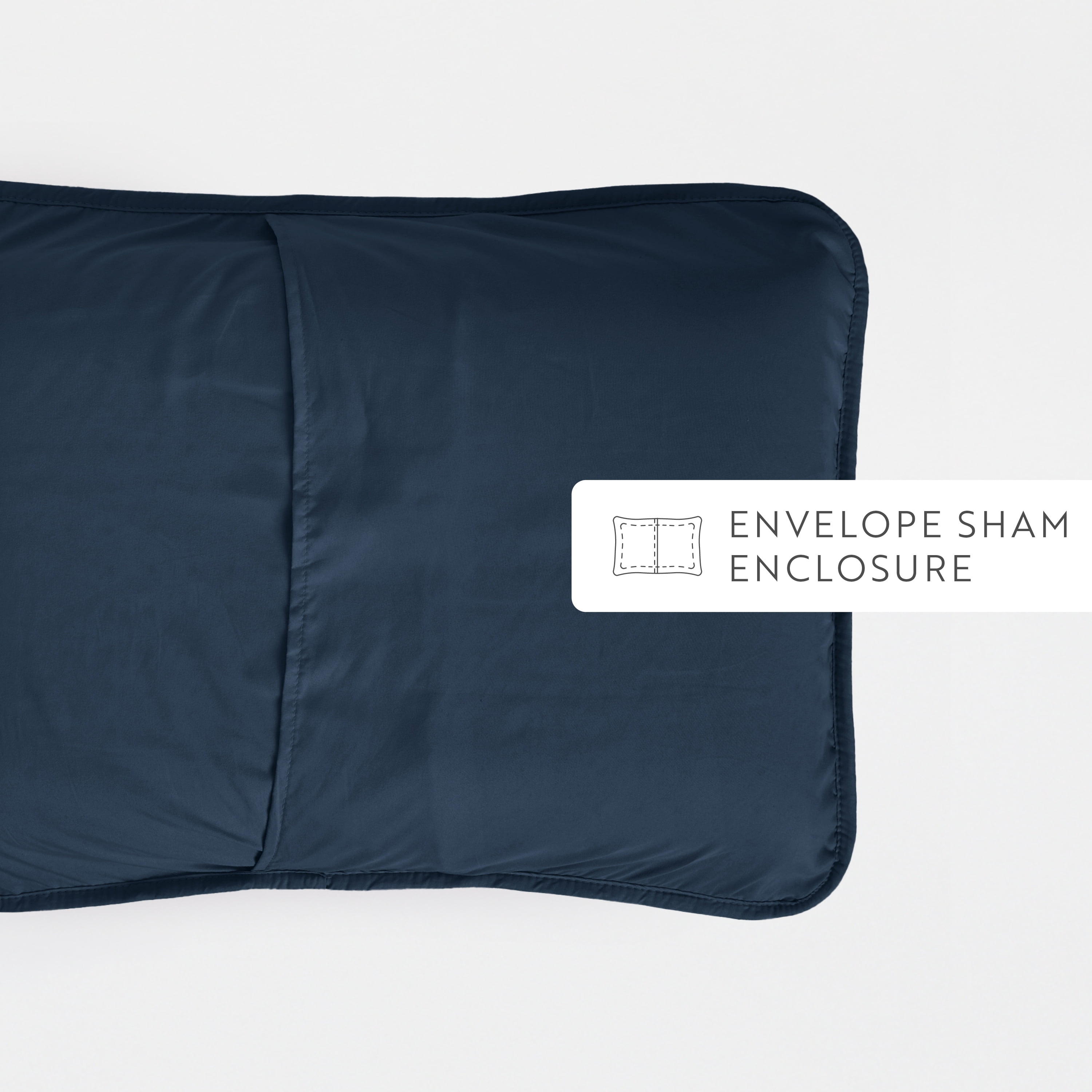 Noble Linens Navy Square Pattern Quilted Coverlet Set, King / CalKing