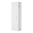 thumbnail image 3 of CoSoTower 2-Door 6-Shelf Tall Storage Cabinet White, 3 of 6