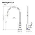 thumbnail image 2 of ZLINE Drink Faucet in Brushed Nickel (FBV-BN), 2 of 2