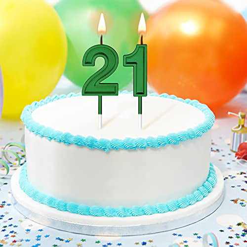 Syhood 13th Birthday Candles Cake Numeral Candles Happy Birthday Cake Candles Topper Decoration for Birthday Wedding Anniversary Celebration Favor