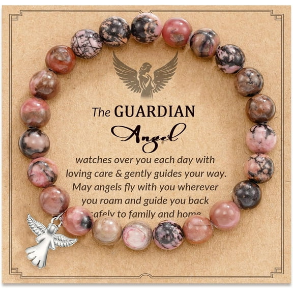 Guardian Angel Bracelet Gifts for Women, Inspirational Encouragement Spiritual Jewelry Angel Gifts