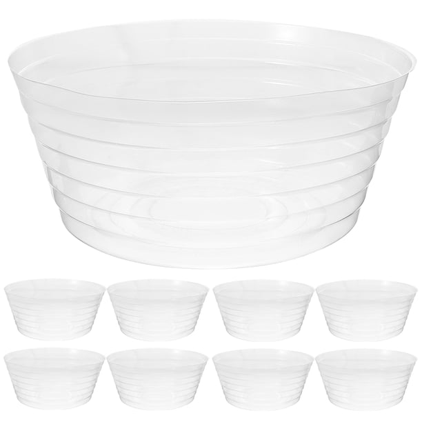 Platillo grueso para cesta de flores, práctico forro para uso en maceta, accesorio para maceta grande, 10 Uds.