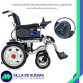 thumbnail image 4 of MEDICAL STORE Silla De Ruedas Eléctrica De Lujo Silla Plegable De Acero De Alta Resistencia Adulto Mayor Todo Terreno Traslado Rehabilitación Con Descansa Pies, 4 of 10