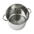 thumbnail image 4 of Mainstays Stainless Steel 16-Quart Stock Pot with Glass Lid, 4 of 5