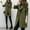 Green, variant on Lisingtool Coats For Women Womens Autumn Winter Jacket Casual Outwear Cardigan Slim Coat Overcoat Black Xxl