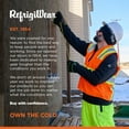 thumbnail image 5 of RefrigiWear Orange Safety Vest - ANSI Class 2 High Visibility with Reflective Tape, Mesh, Pockets, Zipper, 5 of 6