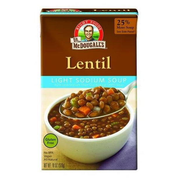 Dr. McDougall's Lentil Lower Sodium Soup 18 oz.