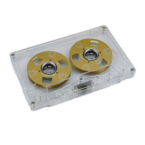 Double Sided Metal Cassette Tape Blank Recording Tape Player Empty Tapes 45min