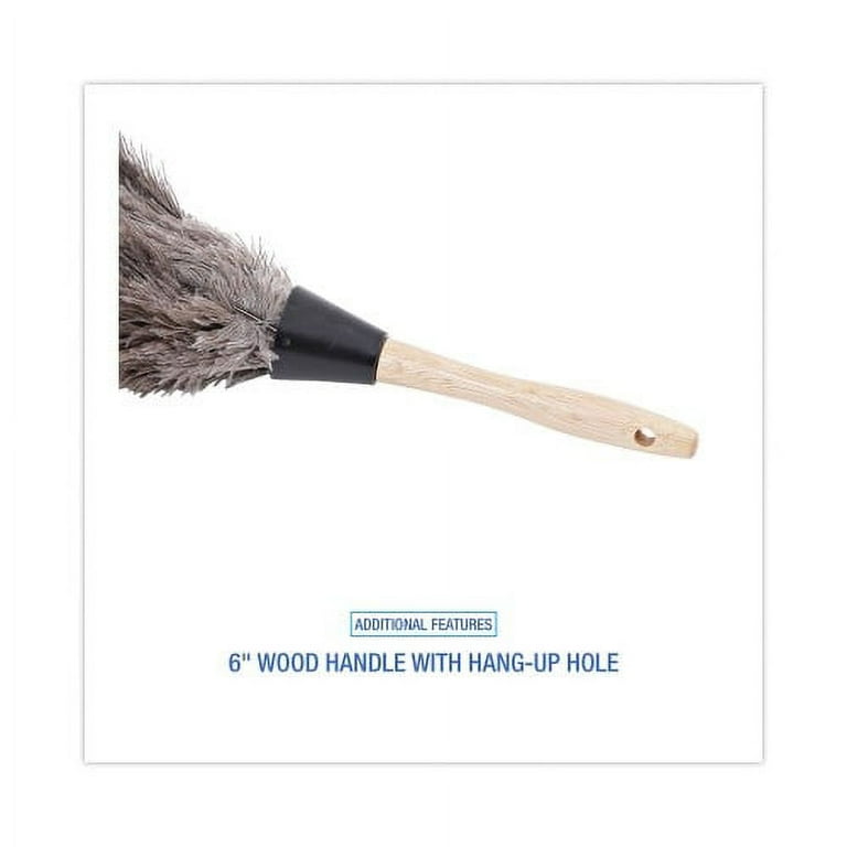 Professional Ostrich Feather Duster, Gray, 14 Professional Ostrich Feather Duster, Gray, 14