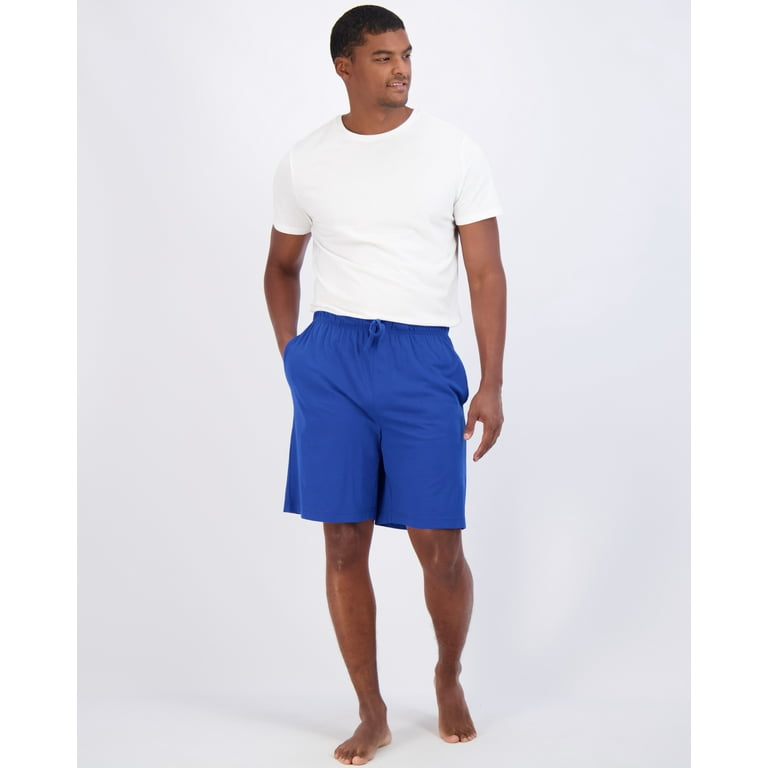 Mens lounge shorts cotton sales