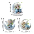 thumbnail image 2 of RKSTN Acrylic tags 3pcs Baby With 2D Flat Acrylic Key Chain Car Rearview Mirror Accessories Backpack Pendant, 2 of 5
