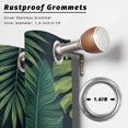 thumbnail image 6 of Outdoor Waterproof Patio Curtain 108" Length-1 panel,Tropical Monstera Palm Leaves Outside Privacy Curtains Blackout Grommet Drapes for Porch Pergola,Watercolor Green Plants, 6 of 8