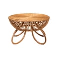 thumbnail image 3 of bali & pari Abel Natural Rattan Coffee Table with Splayed Legs, 3 of 3