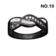 thumbnail image 5 of Sonducket Anillo de piedra Joyería de moda Dedos Colgante Cobre Exquisito Regalo de cumpleaños Dulce regalo Mujeres Boda blanca Tipo 6 Type3 NO3, 5 of 6