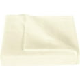 thumbnail image 1 of 600 Thread Count 3 Piece Flat Sheet ( 1 Flat Sheet + 2- Pillow cover ) 100% Egyptian Cotton Color Ivory Solid Size Twin, 1 of 1