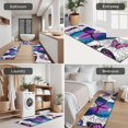 thumbnail image 5 of Purple Butterfly Rose Pattern Kitchen Rugs Sets Of 3,Kitchen Runner Rugs Non Skid Washable,Decorative Kitchen Floor Mats for Kitchen,Sink,Laundry,17"x30"+ 17"x47" + 17"x59", 5 of 6