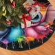 thumbnail image 2 of Falda para árbol de Navidad con puntada, suave y divertida, decoración navideña de granja con cuello para árbol de Navidad de 30", 2 of 4