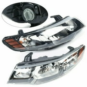 ANQIDI Fits 2010 2012 2013 Kia Forte/Forte Koup 1 Pair Headlamps Front Headlight Assembly Set (Left + Right Side)
